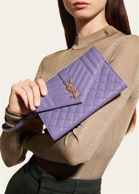 envelope ysl clutch|YSL evening clutch.